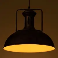 Светильник подвесной BayerLux William, 1&times;40 Вт, Е27, чёрно-серебристый, 40&times;40&times;35-100 см