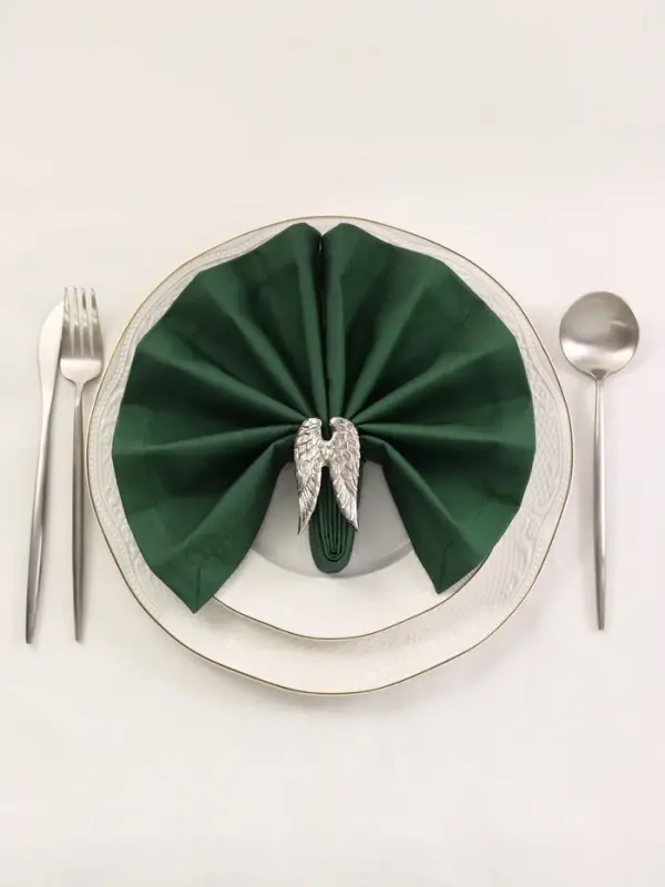 Кольцо для салфеток &laquo;Крылья архангела&raquo;, 7&times;5&times;4 см, алюминий