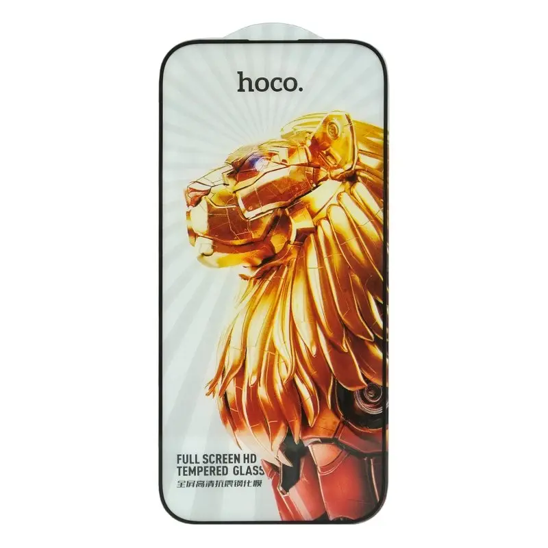 Защитное стекло для iPhone 16 Pro Full Screen G9 HOCO черное