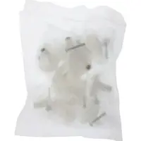 Ручка кнопка CAPPIO RK002, белая, набор 10 шт.