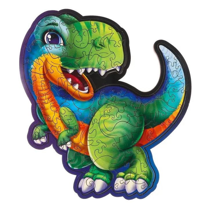 Пазл деревянный фигурный Лесная мастерская &laquo;Тирекс&raquo;, 67 элементов