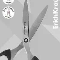 Ножницы ErichKrause Top Model, 16 см, чёрный