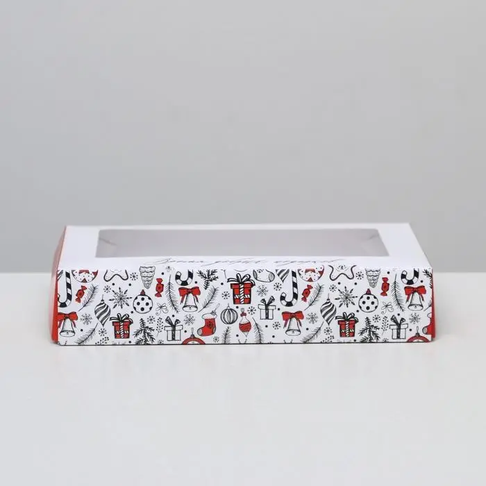 Коробка складная «Время добрых подарков», 20 х 12 х 4 см Коробка складная «Время добрых подарков», 20 х 12 х 4 см