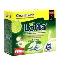 Таблетки для посудомоечных машин Clean & Fresh All in 1, + очиститель, 60 шт.