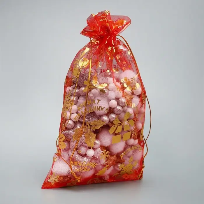 Мешочек подарочный органза «Аромат праздника», 16 х 24 см +/- 1.5 см Мешочек подарочный органза «Аромат праздника», 16 х 24 см +/- 1.5 см