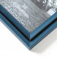 Фоторамка пластик формат А4 см "Остин" иссиня-чёрный 33,5х24,5х1,5 см