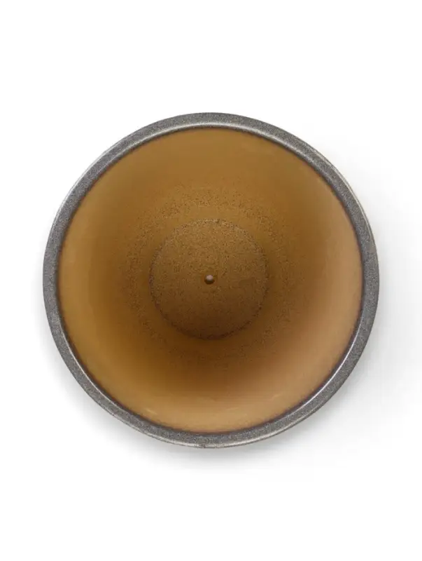 Горшок цветочный с поддоном 7,5 л, керамика  Горшок цветочный с поддоном 7,5 л, керамика "Шагрень" (М)