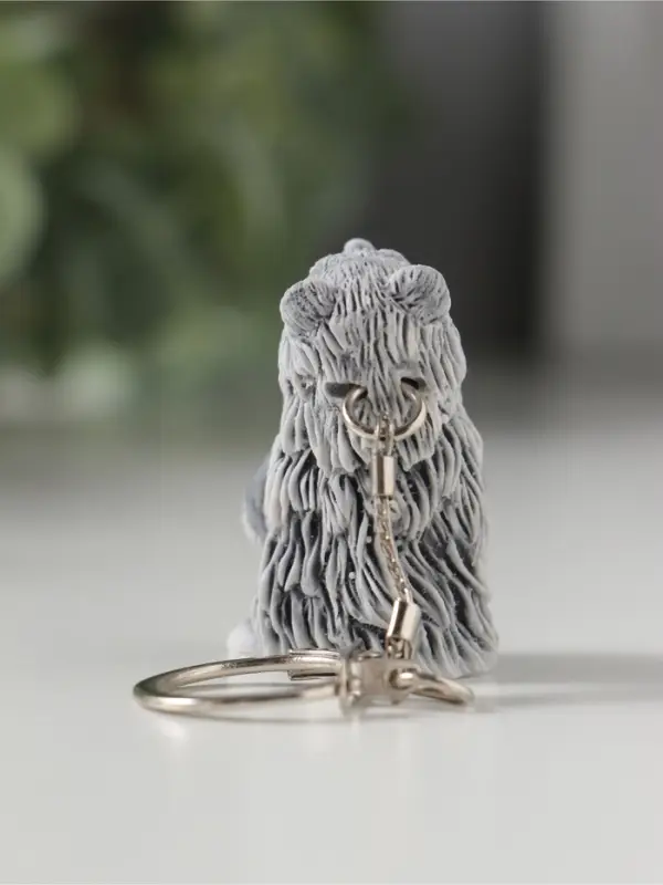 Брелок "Шаман в шкуре медведя" маленький, 4,1см