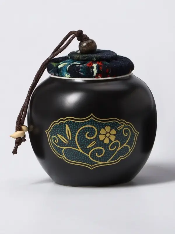 Набор для чайной церемонии ДЖЕКИЧАЙ &laquo;Никахо&raquo;, 7 предметов, на 4 персоны, чашка 50 мл, чайник 285 мл, керамика, чёрный