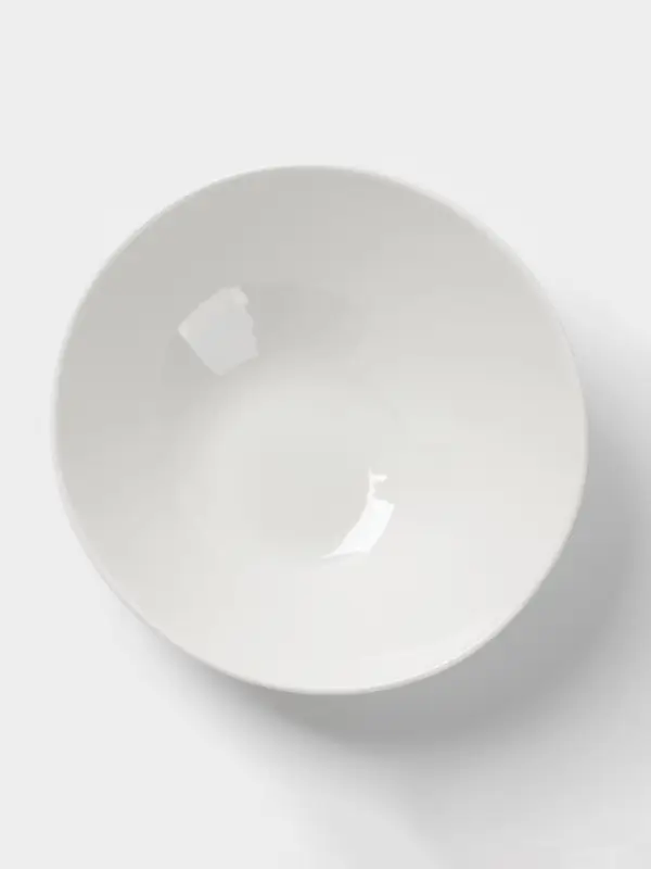 Салатник Доляна White Label, 600 мл, фарфор, белый