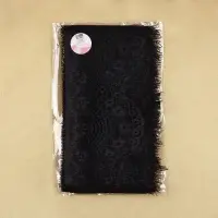 Кружево реснички, 90 мм, 9&plusmn;0.5 м, в бобине 3 шт. по 3 м, чёрное