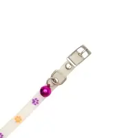 Ошейник, светящийся в темноте, "Яркие следы" (люминесцентный), 30 х 1 см, фиолетово-жёлтый Ошейник, светящийся в темноте, "Яркие следы" (люминесцентный), 30 х 1 см, фиолетово-жёлтый