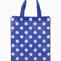 Сумка хозяйственная &laquo;Горох&raquo;, без застёжки, 26&times;11&times;32 см, синяя