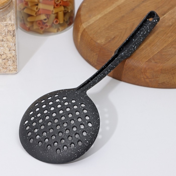 Шумовка Доляна «Мрамор», 33 см Шумовка Доляна «Мрамор», 33 см