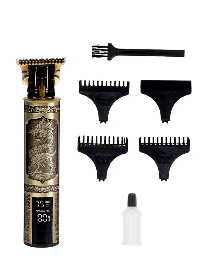 Машинка для стрижки LTRI-29, 600 мАч, 3 насадки, дисплей, USB