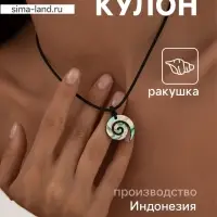 Кулон &laquo;Морская ракушка&raquo;, ракушка абалон