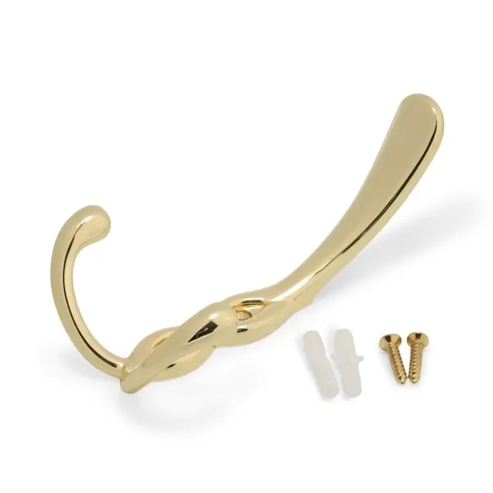 Крючок мебельный CAPPIO PIGTAIL, трехрожковый, цвет золото