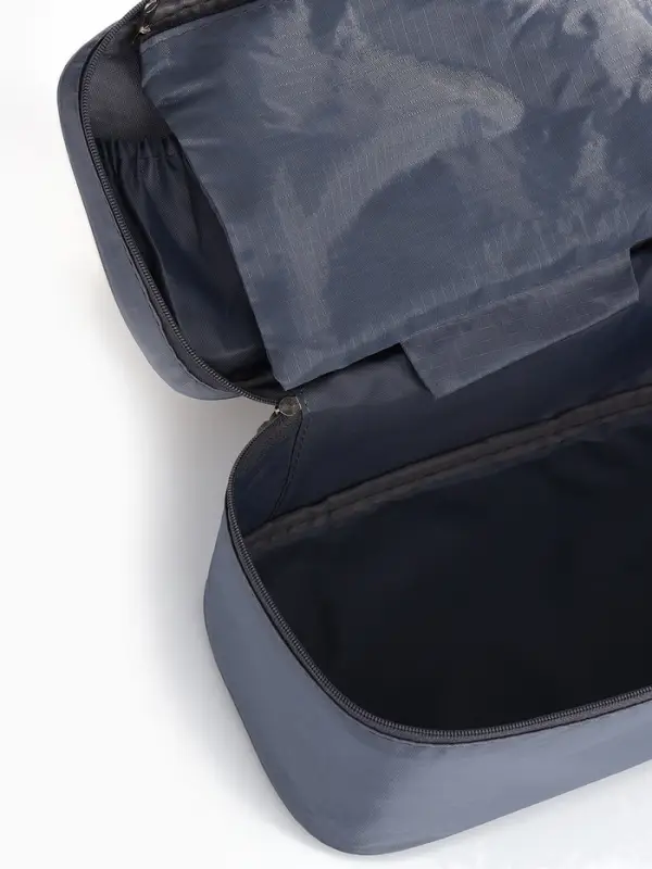 Косметичка на молнии, цвет серый