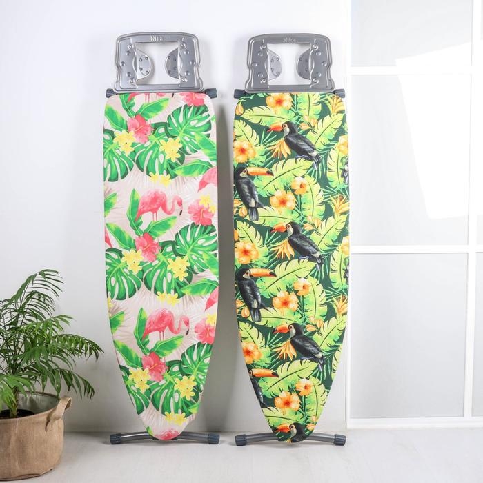 Доска гладильная Nika, 122×40 см, регулируемая высота до 90 см, микс Доска гладильная Nika, 122×40 см, регулируемая высота до 90 см, микс