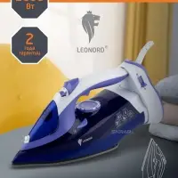 Утюг Leonord LE-1807U, 2600 Вт, беспроводной/проводной, керамическая подошва, 28 г/мин, 350 мл