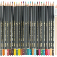 Карандаши акварельные Deli Arte Nuevo липа 24 цв/наб мет.туб. 68100