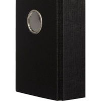 Папка-регистратор ,80 мм Элементари ,черн Экономи,б/мет угол,ПБП1,карм.кор