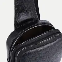 Сумка-слинг на молнии, цвет чёрный Сумка-слинг на молнии, цвет чёрный