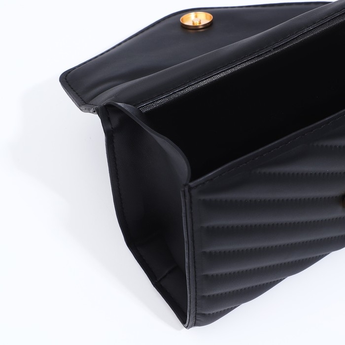 Сумка-мессенджер на магните, цвет чёрный Сумка-мессенджер на магните, цвет чёрный