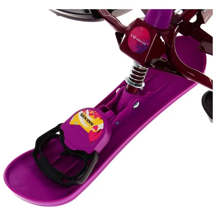 Снегокат «Ника кросс» Slalom, розовый, фиолетовый, СНК/SL Nika Kids