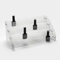 Подставка под лаки 4 этажа, 31.3&times;14.4&times;18.3 см, оргстекло 2 мм