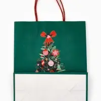 Набор подарочных пакетов &laquo;Ёлочки&raquo;, 3 шт,  25&times;4&times;30.5 см, 30&times;40&times;11,5 см, 18&times;23&times;10 см