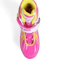 Коньки раздвижные BlackAqua, р. 35-38, для фитнеса, с роликовой платформой, цвет фуксия Коньки раздвижные BlackAqua, р. 35-38, для фитнеса, с роликовой платформой, цвет фуксия