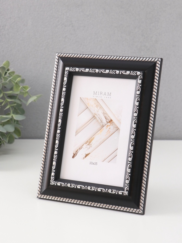 Фоторамка пластик Фоторамка пластик "МИРАМ" 10х15 см, чёрный
