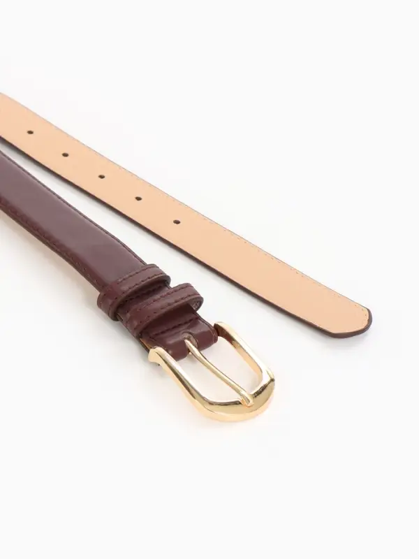 Ремень жен 05-01-01-01, Март2511, 2,8*0,3*110 см, без винта, пряж золото, 1 прокол,