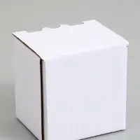 Коробка под кружку, белая, 10 х 8 х 10 см