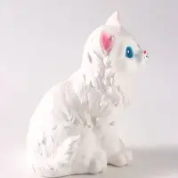 Копилка для денег &laquo;Котенок большой&raquo; 20 см, белая