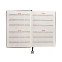 Ежедневник недатированный формат А5, 80л, линия, с ручкой, подар коробка, Черный