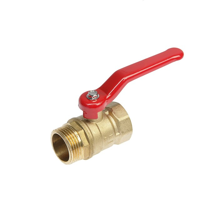 Кран шаровой ZEIN, внутренняя/наружная резьба 1 Кран шаровой ZEIN, внутренняя/наружная резьба 1", ручка