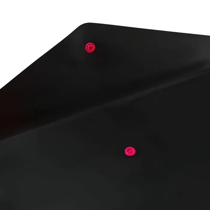 Набор папок-конвертов на кнопке 4 штуки, А4, 180 мкм, Calligrata No Secret, непрозрачные, черные, микс цветных кнопок