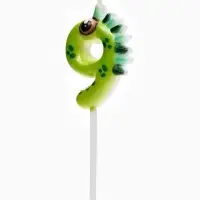 Свеча для торта цифра 9 «Зверюшки», 5 см Свеча для торта цифра 9 «Зверюшки», 5 см