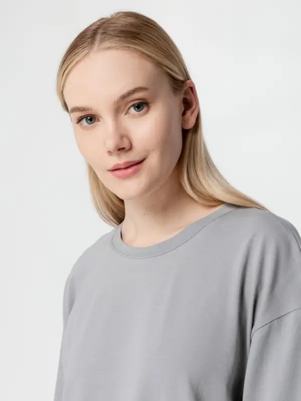 Футболка унисекс оверсайз Street Vibes, серая, размер XS/S Футболка унисекс оверсайз Street Vibes, серая, размер XS/S