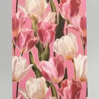 Пакет подарочный ламинированный &laquo;Тюльпаны&raquo;, 22.3&times;9&times;35 см