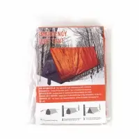 Термоодеяло универсальное Adventure, 240&times;150 см, трансформируемое в палатку и спальный мешок, оранжевое