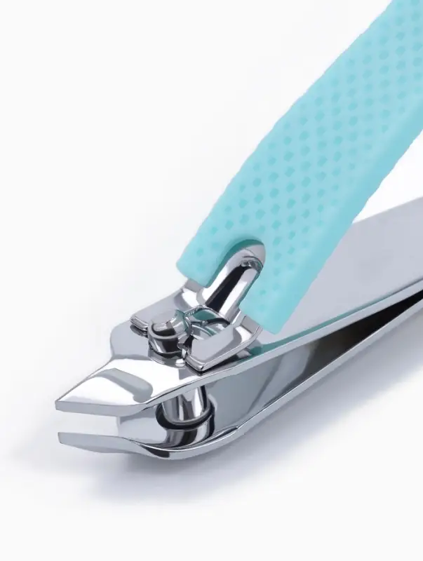 Кусачки книпсер, набор, 2 предмета, в футляре, бирюзовые, серебристые