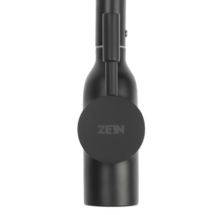 Смеситель для кухни ZEIN ZF-012, с высоким изливом, картридж керамика 40 мм, латунь, черный Смеситель для кухни ZEIN ZF-012, с высоким изливом, картридж керамика 40 мм, латунь, черный