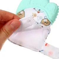 Прорезыватель-рукавичка Крошка Я &laquo;Собачки&raquo;, от 3 мес., мятный