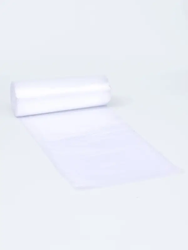 Мешки для мусора, 60 л, 80&times;50 см, 8 мкм, ПНД, 20 шт., прозрачные, в рулоне