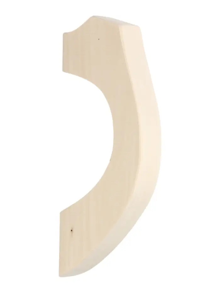 Дверная ручка из липы №5