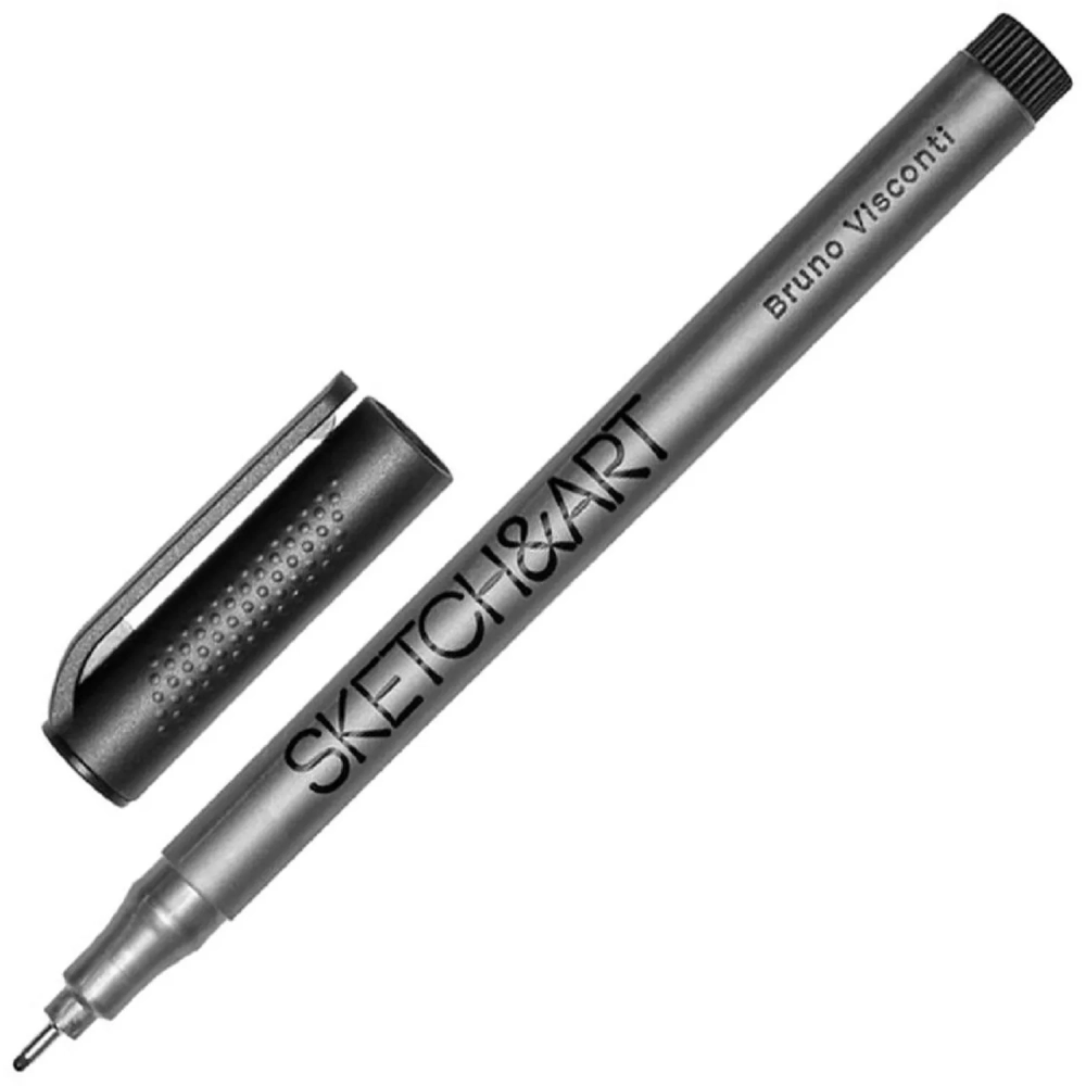 Набор линеров утолщенных Sketch&Art черного цвета, 4 шт. 36-0032