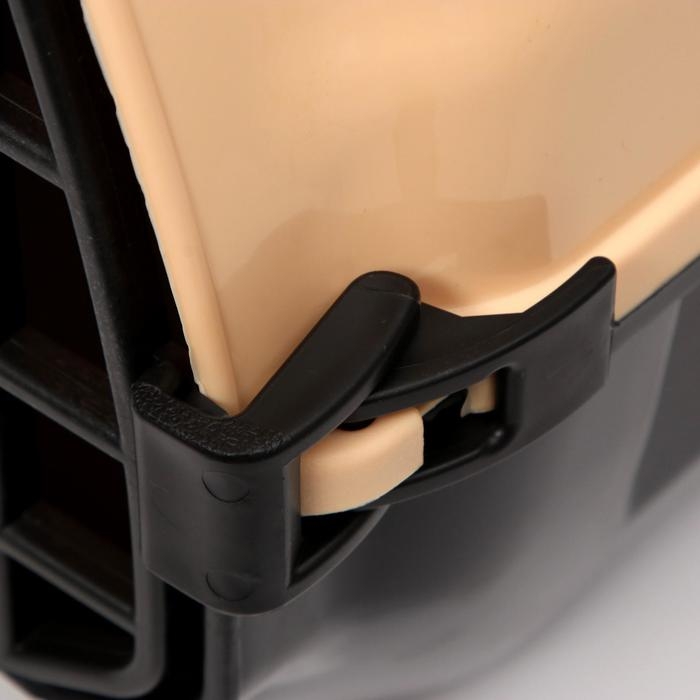 Переноска для животных  Переноска для животных "Сириус", 33,5 х 31 х 50 см, до 5 кг, цвет бежевый